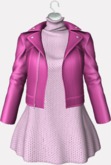 :::LS RAIANE JACKET AND DRESS PINK