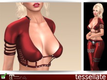 Tessellate Rock Top Red Maitreya