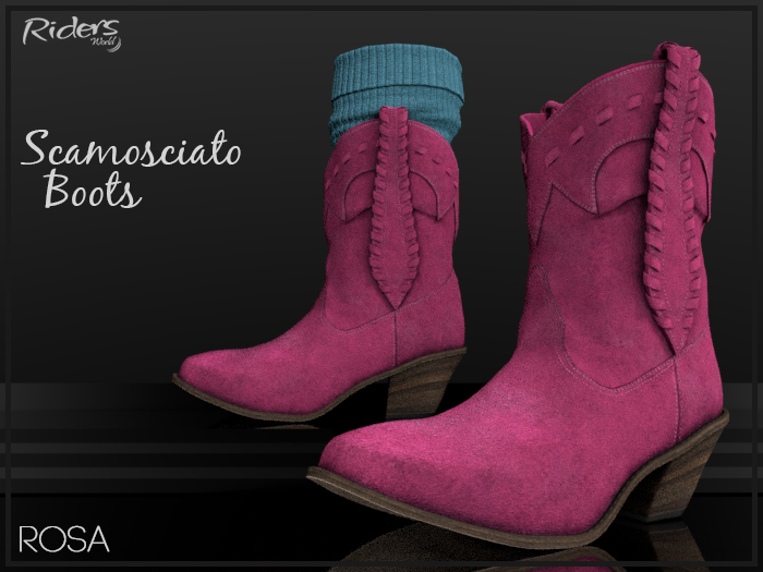 Riders Boots - Scamosciato (Suede) - Rosa
