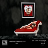 VALENTINE Sofa with Picture
