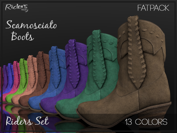 Riders  - Scamosciato Boots - 13 Fatpack