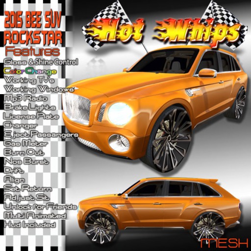 {HW} 2015 BEE SUV ROCK STAR 2(boxed)