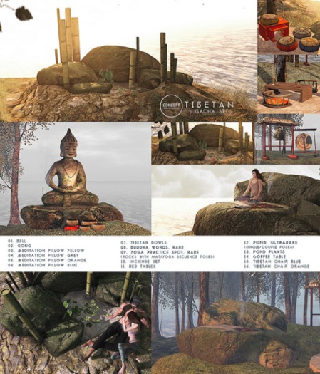 Concept} 15*. Tibetan. Chair Blue