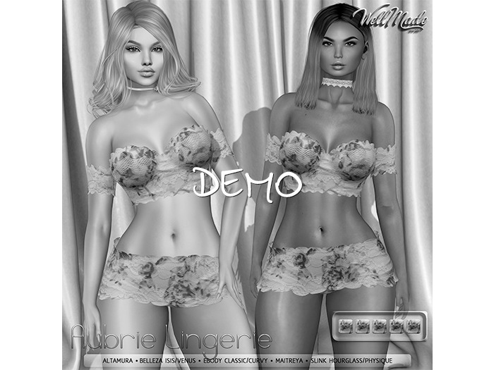 [WellMade] Aubrie Lingerie DEMO