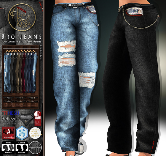 ***ArisArisB&W~Coal03~BRO Jeans