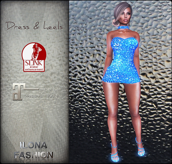 *ILONA fashion* Blue Dress