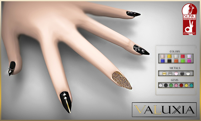 VALUXIA - Bella Nails (BENTO) for Slink Dynamic hands