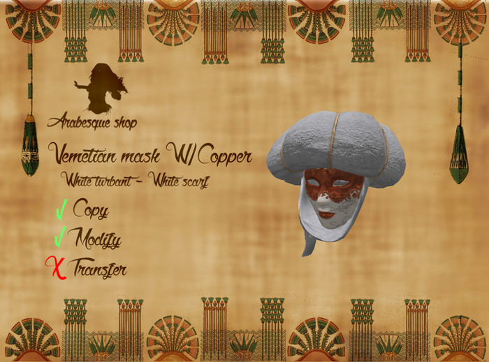 *~^~AS~^~*  Mask W/Copper (white)