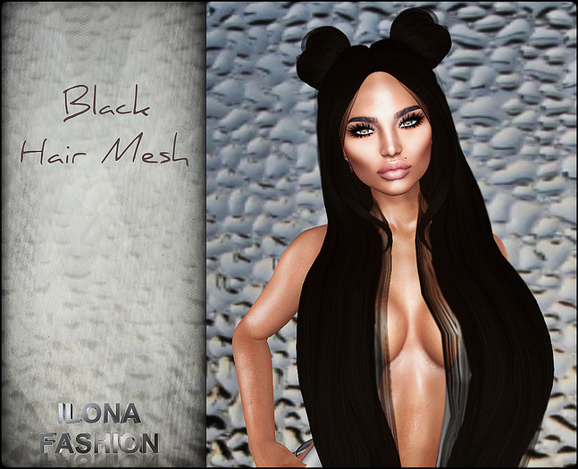 *ILONA fashion* Black  Hair
