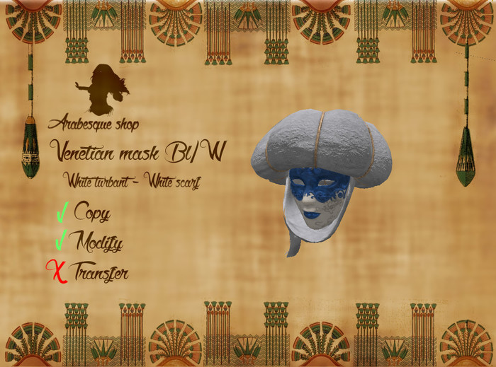 *~^~AS~^~*  Mask Bl/W (white)