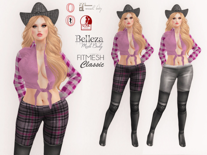 Lovers : CowGirl Outfit : Pink Shirt, Pants with Boots, Hat