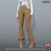 *COCO*_StepHemCroppedPants_LightBrown