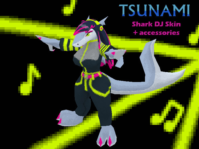 Tsunami "Shark DJ" Skin (SFW)