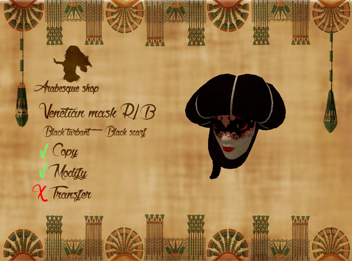 *~^~AS~^~*  Mask R/B (black)