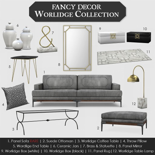 02 Fancy Decor: Suede Ottoman