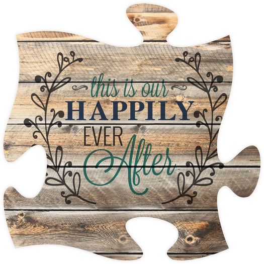 This is our Happily ever after puzzle piece