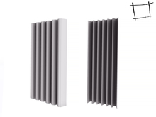 Full Perm Mesh Zigzag Screen Or Curtain Shape