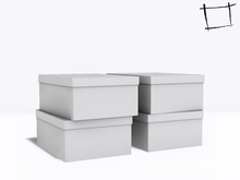 Full Perm Mesh Stacked Shoe Boxes