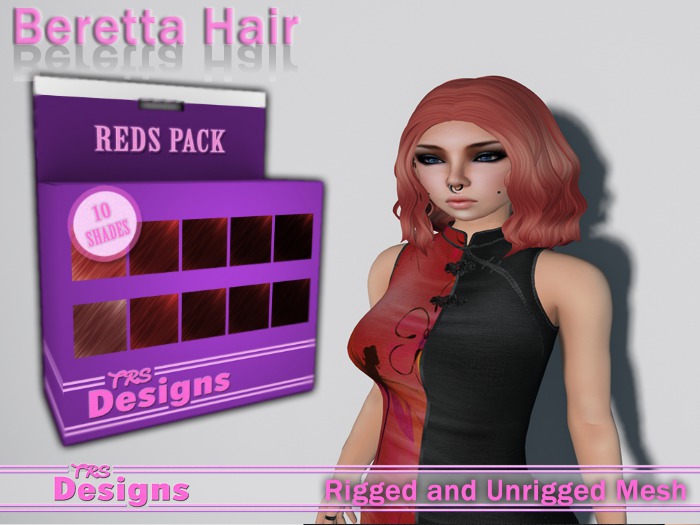 Beretta Hair With Hud Reds