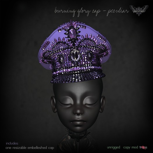 .pt. burning glory cap - peculiar (add)