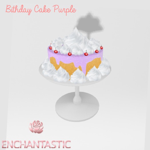 {ENT} Birthday Cake Purple