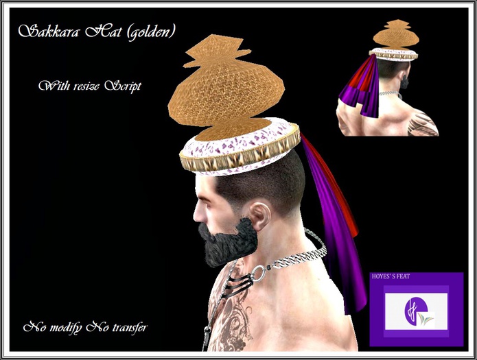 SAKKARA HAT (golden) #1.5.3 Vendor MP