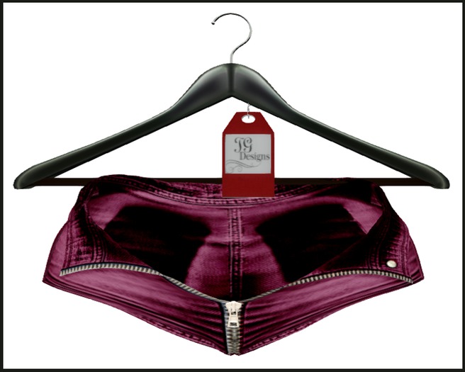 TG Open Front Short Plain Pink