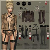 S&P Rebel BS+HARNESS+BOOTS+ST CREAM FREYA