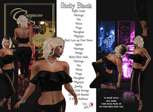 !CGF-*Sicily Black* Complete Pant Outfit
