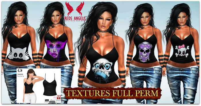 AJ_GV Strap Tank Top_FULL PERM TEXTURES