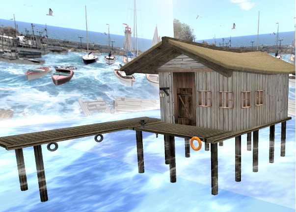 Old fishing hut