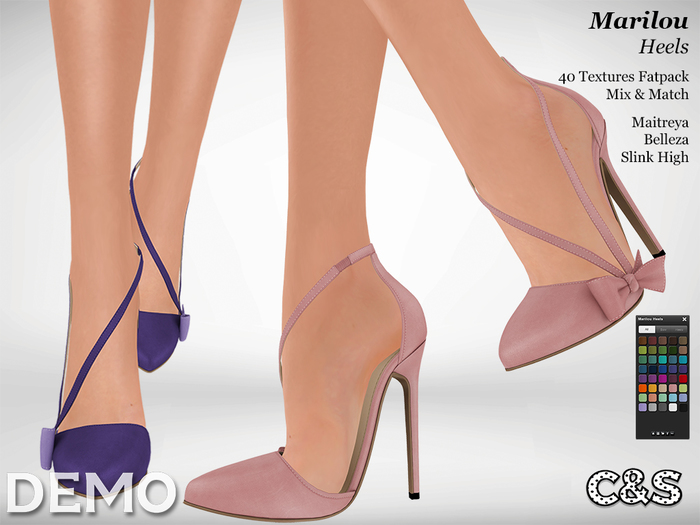 C&S Marilou Heels Demo