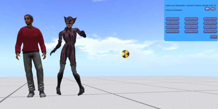 animesh girlfriend companion + HUD