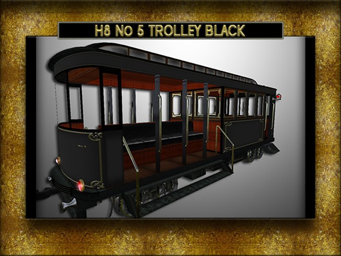 [H8 MOTORS] No5 Trolley BLACK