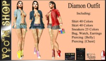 YM SHOP_Diamon Outfit