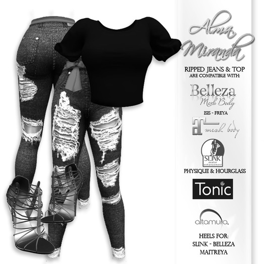DEMO .: AlmaMiranda :. Ripped High Waist Jean Outfit