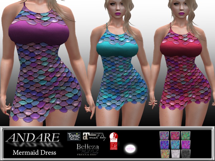 ANDARE - Mermaid Dress PACK
