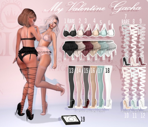 REIGN.- GISELE LACED HEELS (MAITREYA)- BLUSH #8