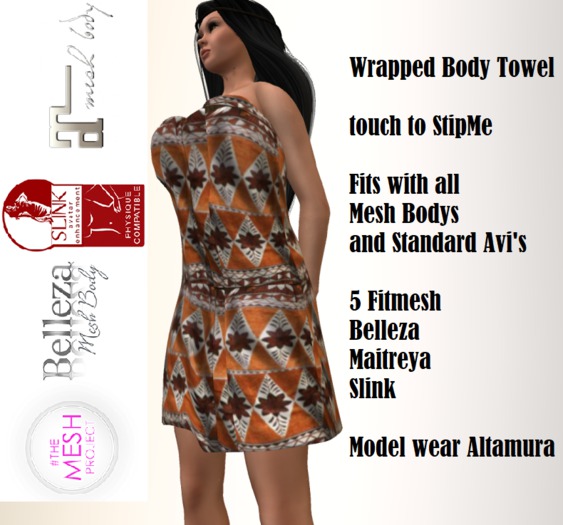 Wrapped Body Towel (sarong)