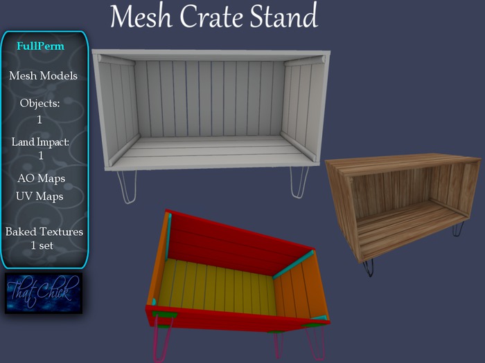 ~tc~ Mesh Crate Stand FullPerm Kit