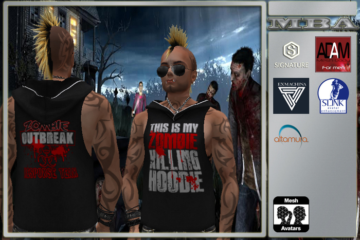 *MBA*  Zombie Killing Hoodie
