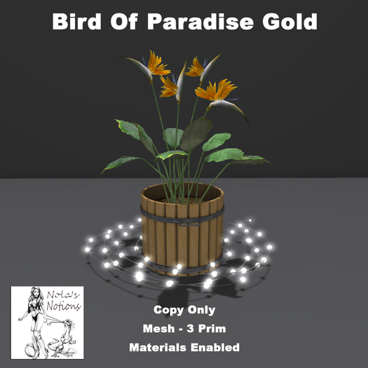 Bird Of Paradise Gold
