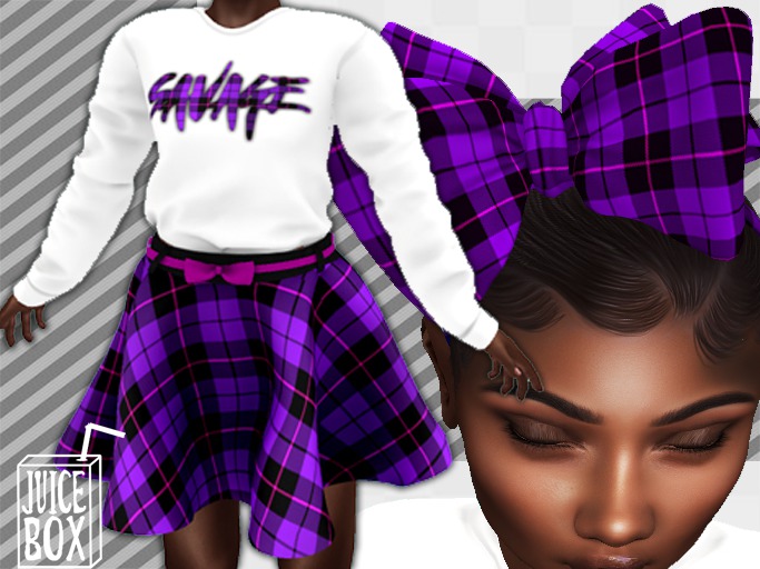 .:Juice Box:. Savage Dress_Violet