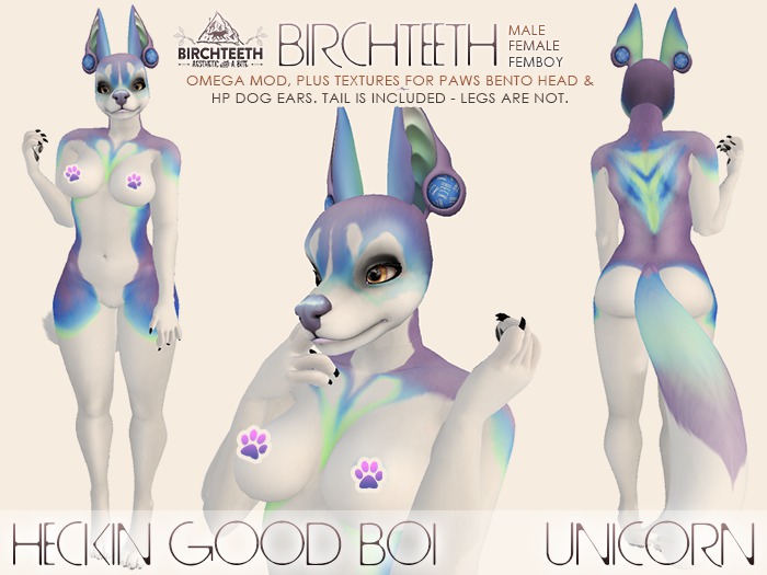 [birchteeth] Heckin Good Boi - Unicorn OMEGA
