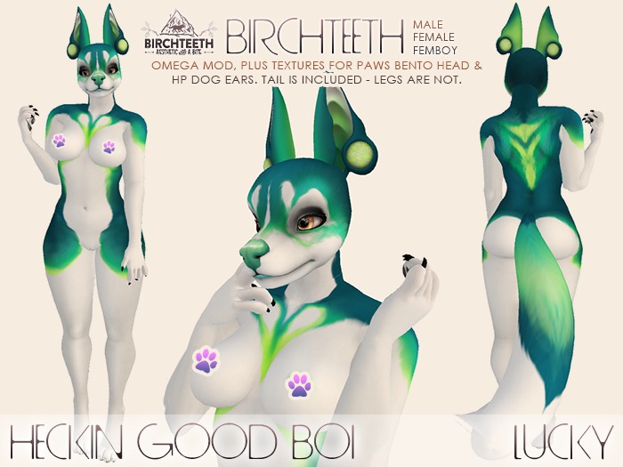 [birchteeth] Heckin Good Boi - Lucky OMEGA