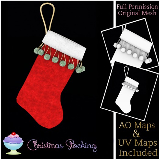 [Sherbert] Full perm Christmas Stocking (ADD TO UNPACK)