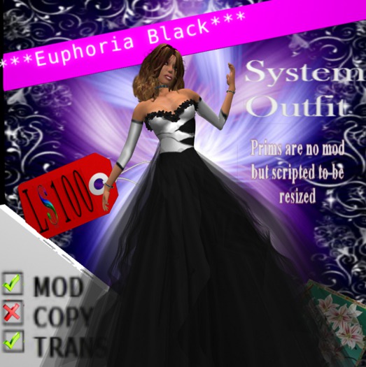 Euphoria Black Gown