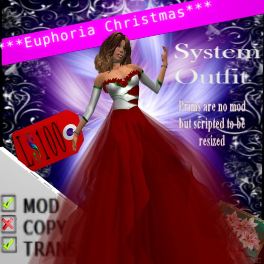 Euphoria Christmas Gown