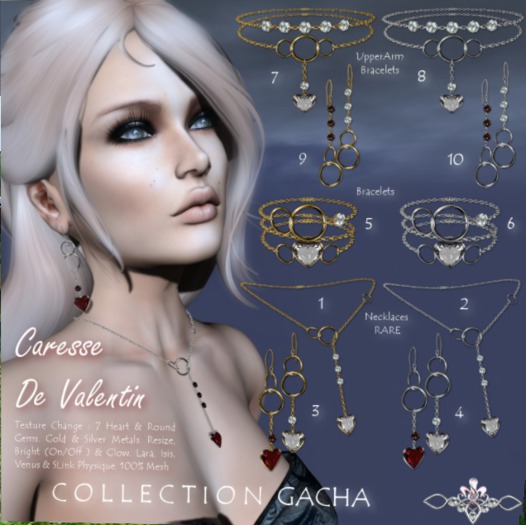 Nord Embel'Lys  Caresse de Valentin 4 Earrings
