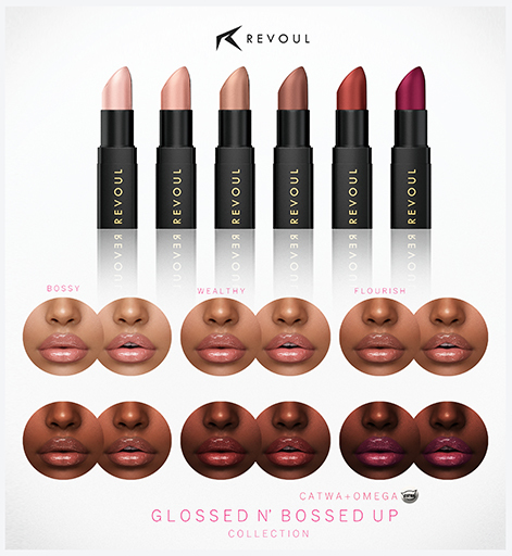 REVOUL - Glossed N' Bossed Collection / CatwaOmega 
